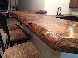 wood countertop custom natural